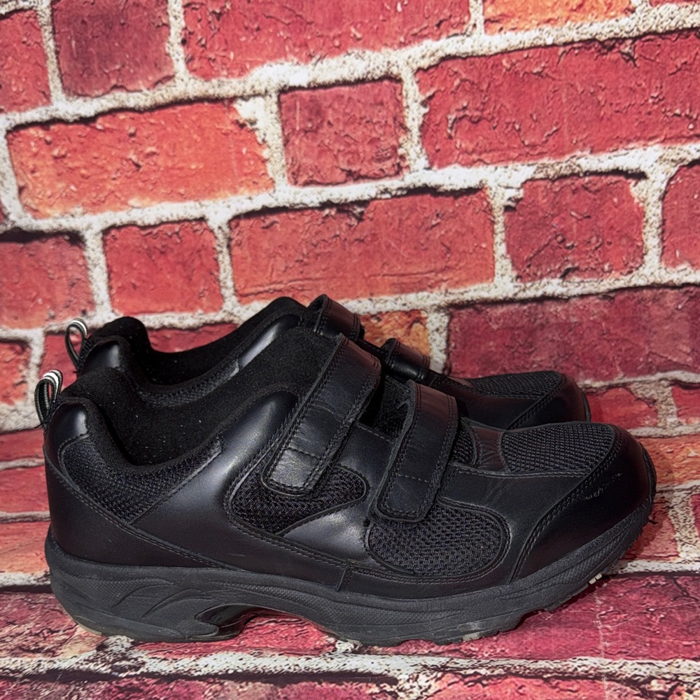Drew Lightning II V Walking Shoes – Black Leather – Men’s Size 11 Wide